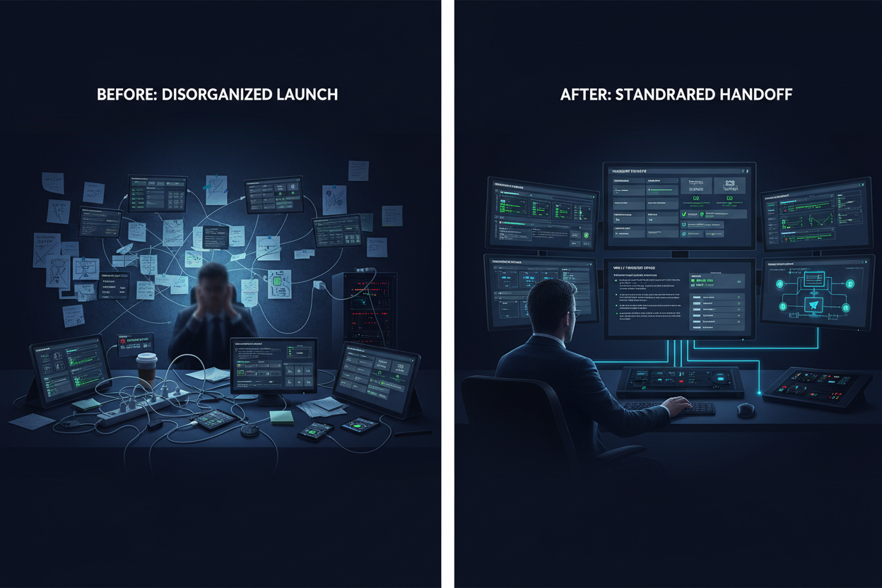 Handoff и документация оператора: гайд по устранению проблем в операциях запуска