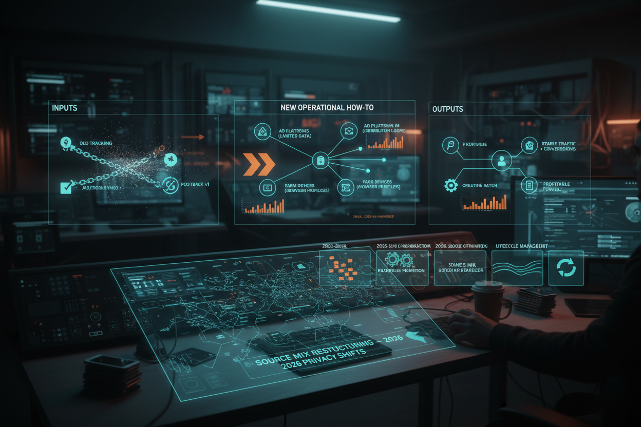 Как перестроить source mix после privacy-сдвигов: операционный how-to для affiliate-команд