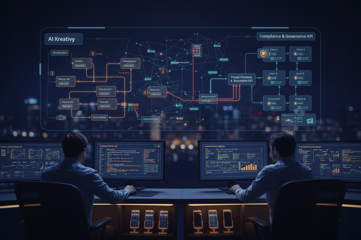 AI-креативы, compliance и контроль промпт-пайплайна: практический playbook для B2B SaaS-платформ