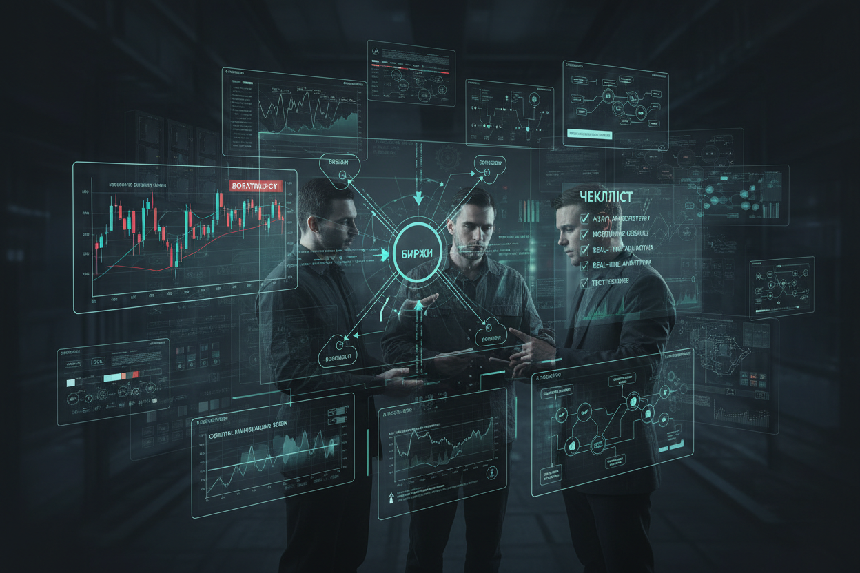 Аналитика бирж, структуры рынка и движения ликвидности: операционный чеклист для B2B-команд