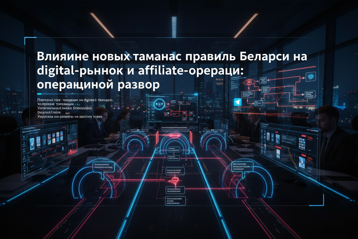 Влияние новых таможенных правил Беларуси на digital-рынок и affiliate-операции: операционный разбор