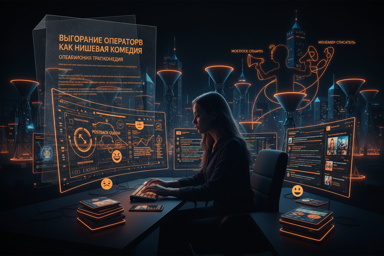 Выгорание операторов как нишевая комедия: трагикомический обзор