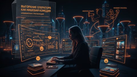 Выгорание операторов как нишевая комедия: трагикомический обзор